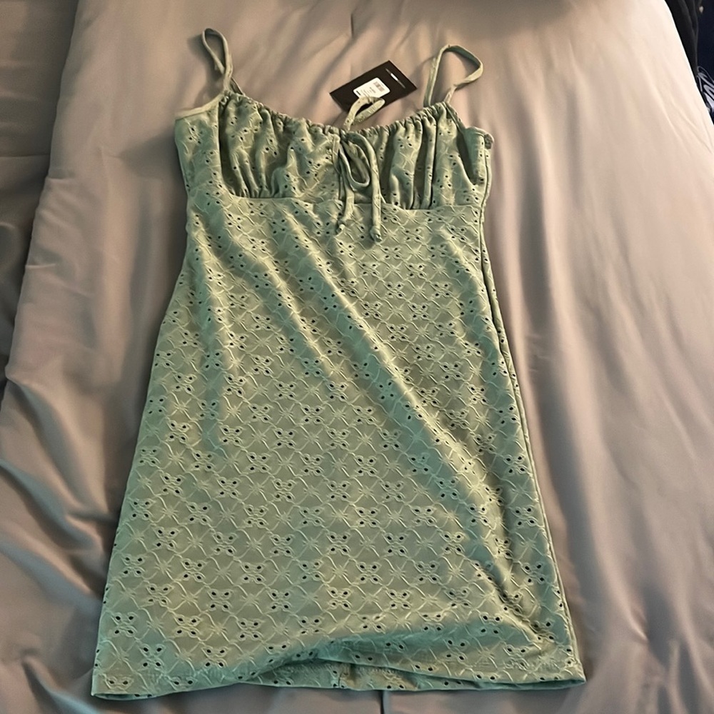 Fashion Nova Green Mini Dress